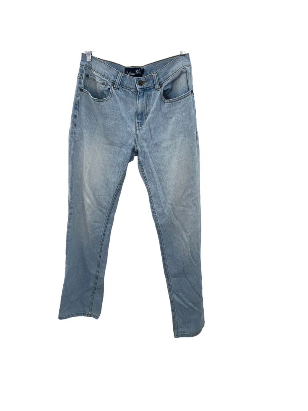 RSQ New York Slim Straight 30x32 Light Wash